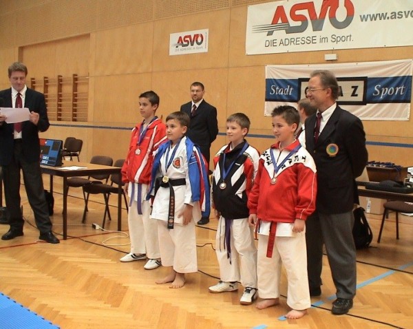 EURO KARATE GRAND PRIX Graz 2007 Daniel Szabo Kumite 1. Platz - Kata 2. Platz